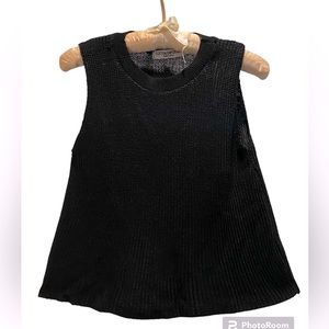 Cotton Emporium Sleeveless Knit Crop Top